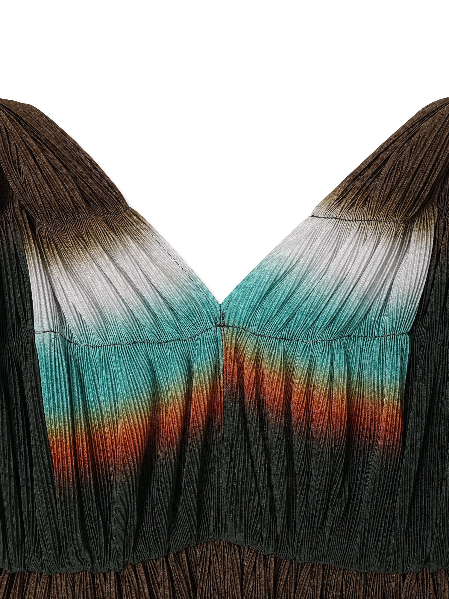 SILKY PLEATS PRINTED CAMISOLE TOP
