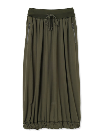 PAPER JERSEY SKIRT (66 KHAKI)