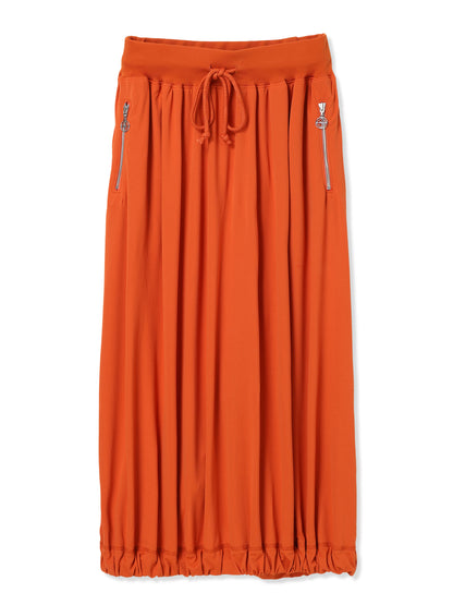PAPER JERSEY SKIRT (33 ORANGE)