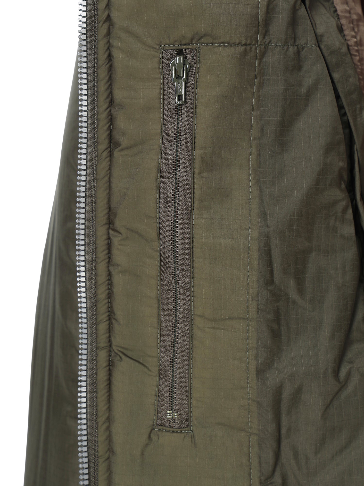 LIGHT RIPSTOP NYLON FULL ZIP HOODED PADDED JACKET 8