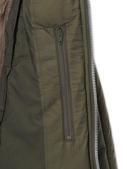 LIGHT RIPSTOP NYLON FULL ZIP HOODED PADDED JACKET 7