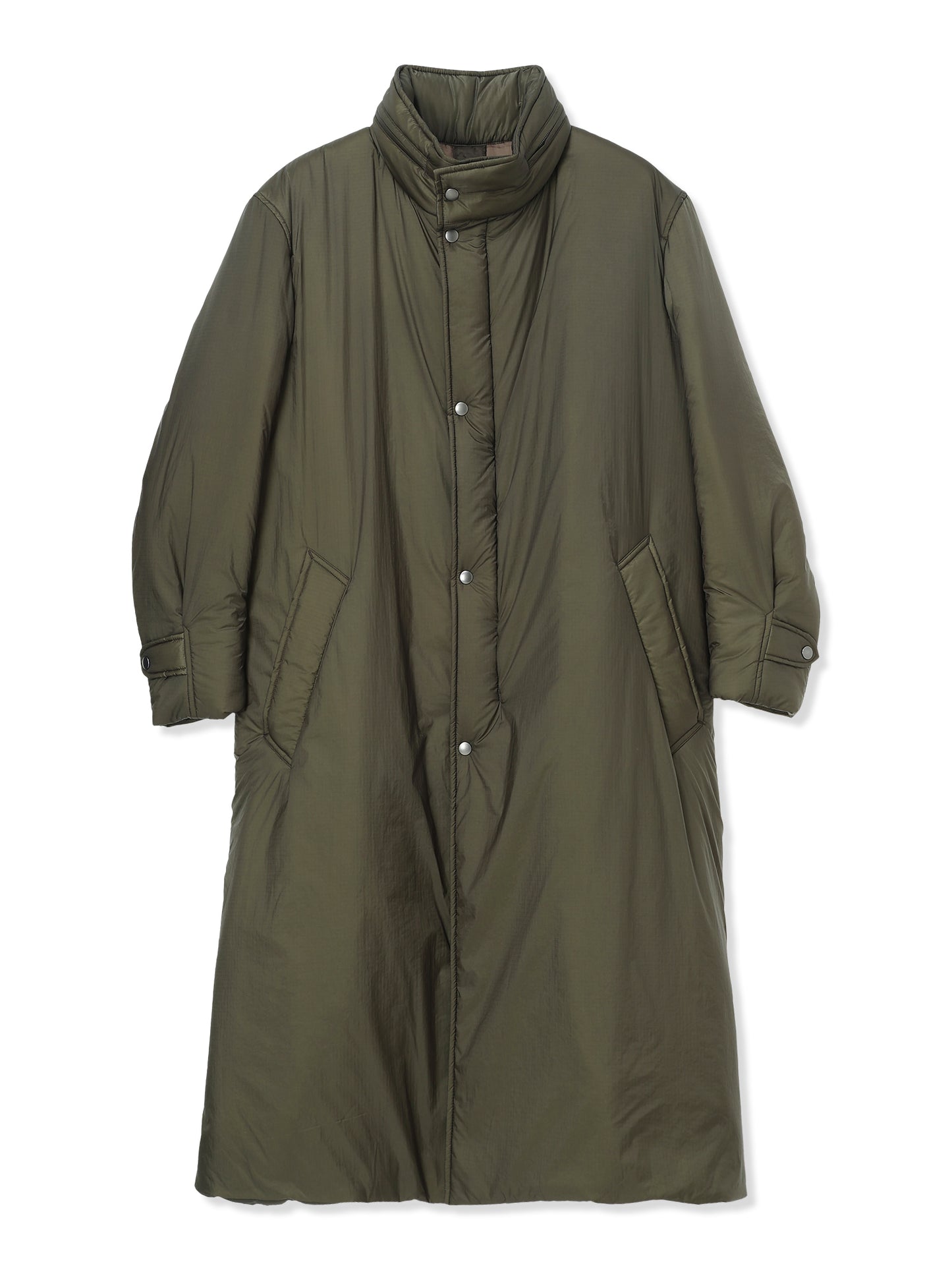 LIGHT RIPSTOP NYLON PADDED COAT (66 KHAKI)