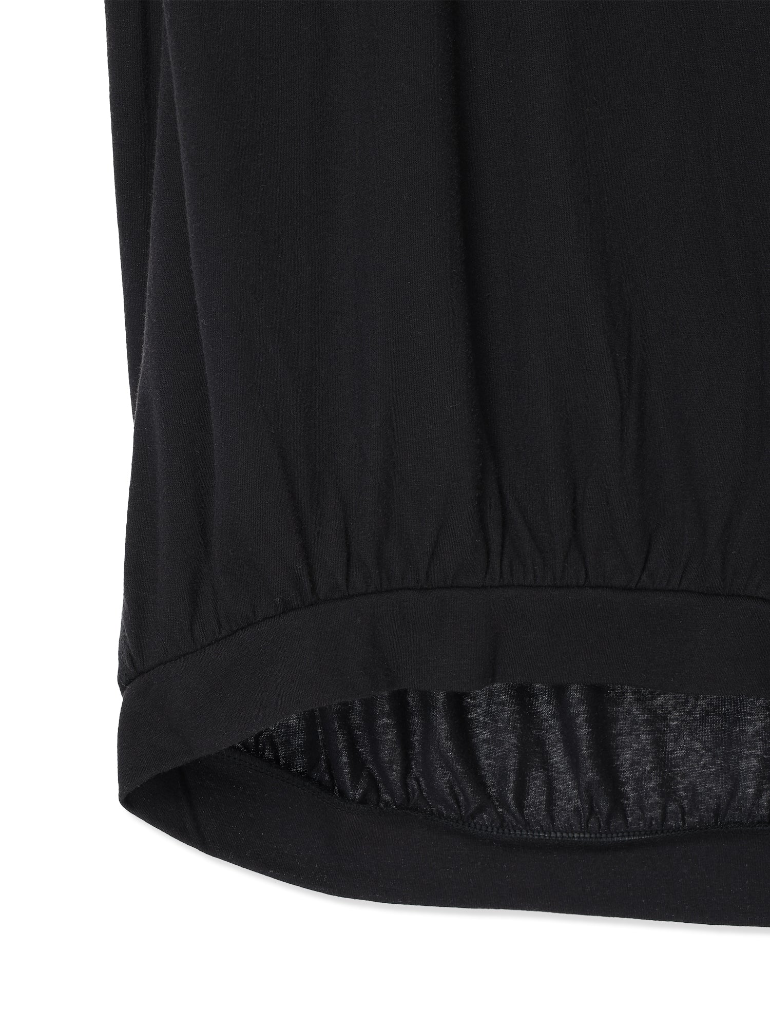 COTTON/LINEN PAPER-LIKE JERSEY FRENCH SLEEVE TOP 5