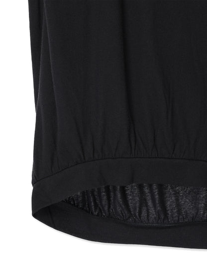 COTTON/LINEN PAPER-LIKE JERSEY FRENCH SLEEVE TOP 5