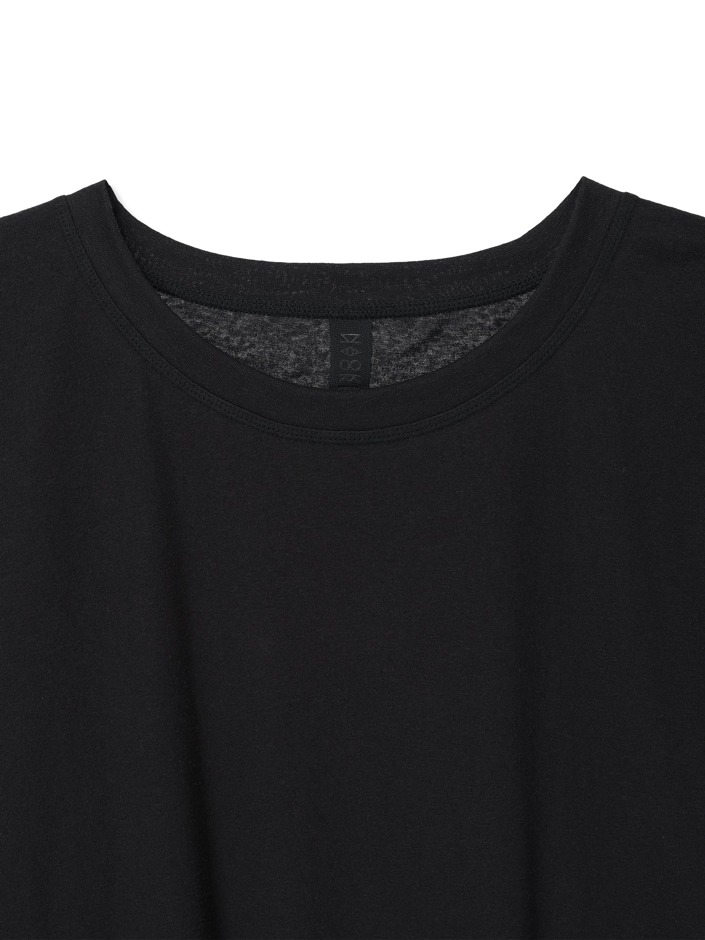 COTTON/LINEN PAPER-LIKE JERSEY FRENCH SLEEVE TOP 3