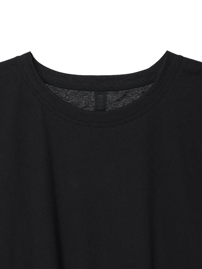 COTTON/LINEN PAPER-LIKE JERSEY FRENCH SLEEVE TOP 3