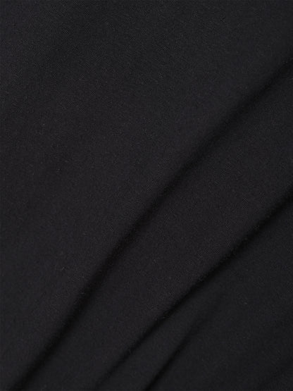 COTTON/LINEN PAPER-LIKE JERSEY FRENCH SLEEVE TOP 6
