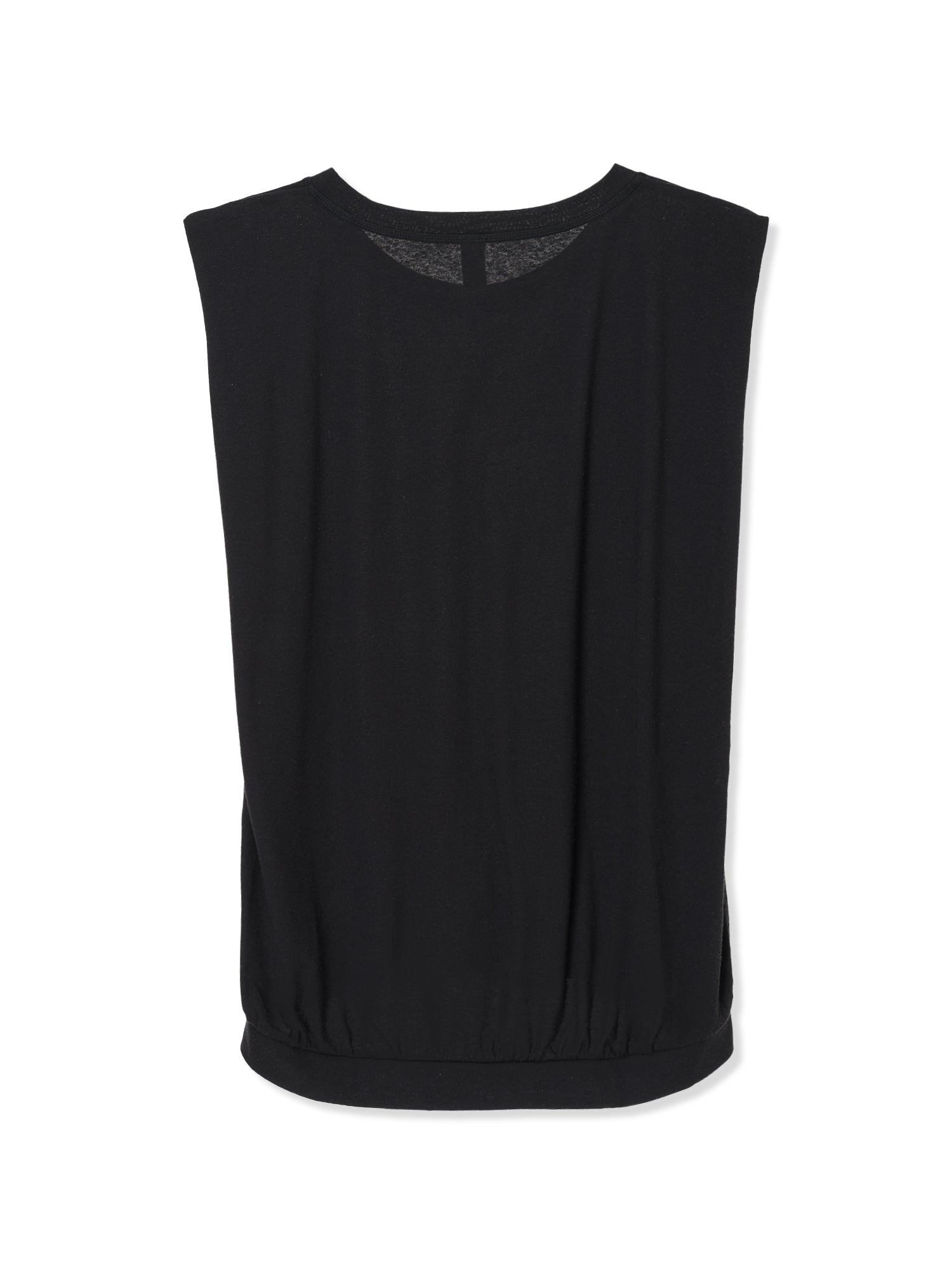 COTTON/LINEN PAPER-LIKE JERSEY FRENCH SLEEVE TOP 1