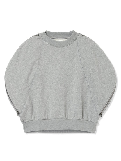 ROYAL TERRY CIRCLE SILHOUETTE SWEAT SHIRT (13 GRAY)