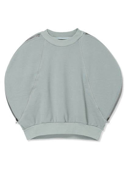 ROYAL TERRY CIRCLE SILHOUETTE SWEAT SHIRT (10 SAGE)