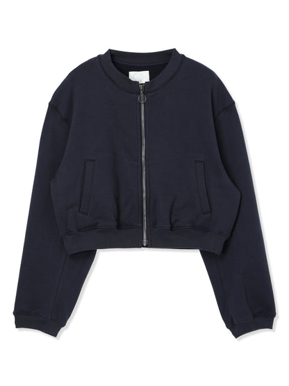 ROYAL TERRY ZIP UP SWEAT SHIRT (75 NAVY)