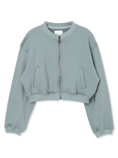 ROYAL TERRY ZIP UP SWEAT SHIRT (10 SAGE)