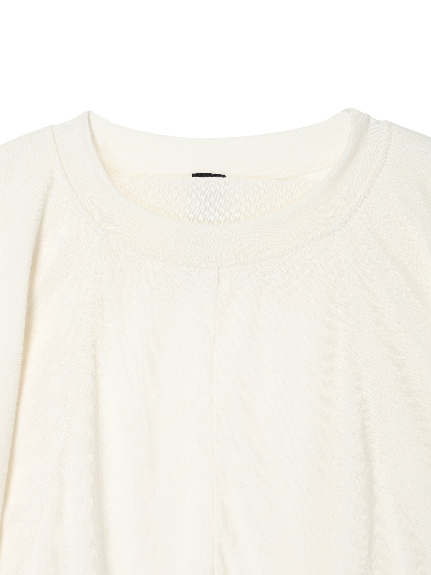 COTTON/LINEN PAPER-LIKE JERSEY CIRCLE SILHOUETTE TOP 3