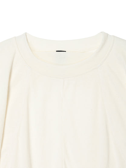 COTTON/LINEN PAPER-LIKE JERSEY CIRCLE SILHOUETTE TOP 3