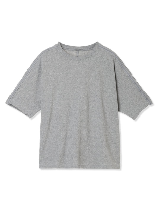 SHRINK JERSEY DOLMAN SLEEVE TOP (13 GRAY)