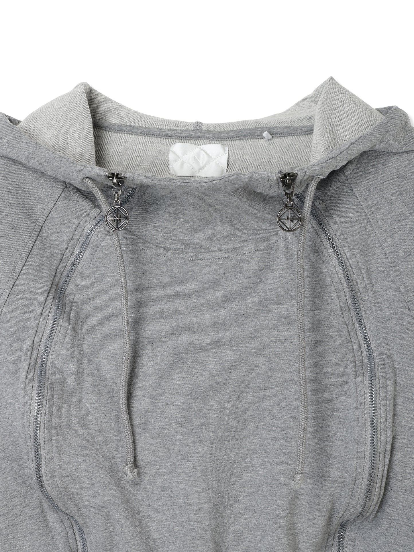 SHRINK FRENCH TERRY CROPPED HOODIE SWEAT SHIRT 2