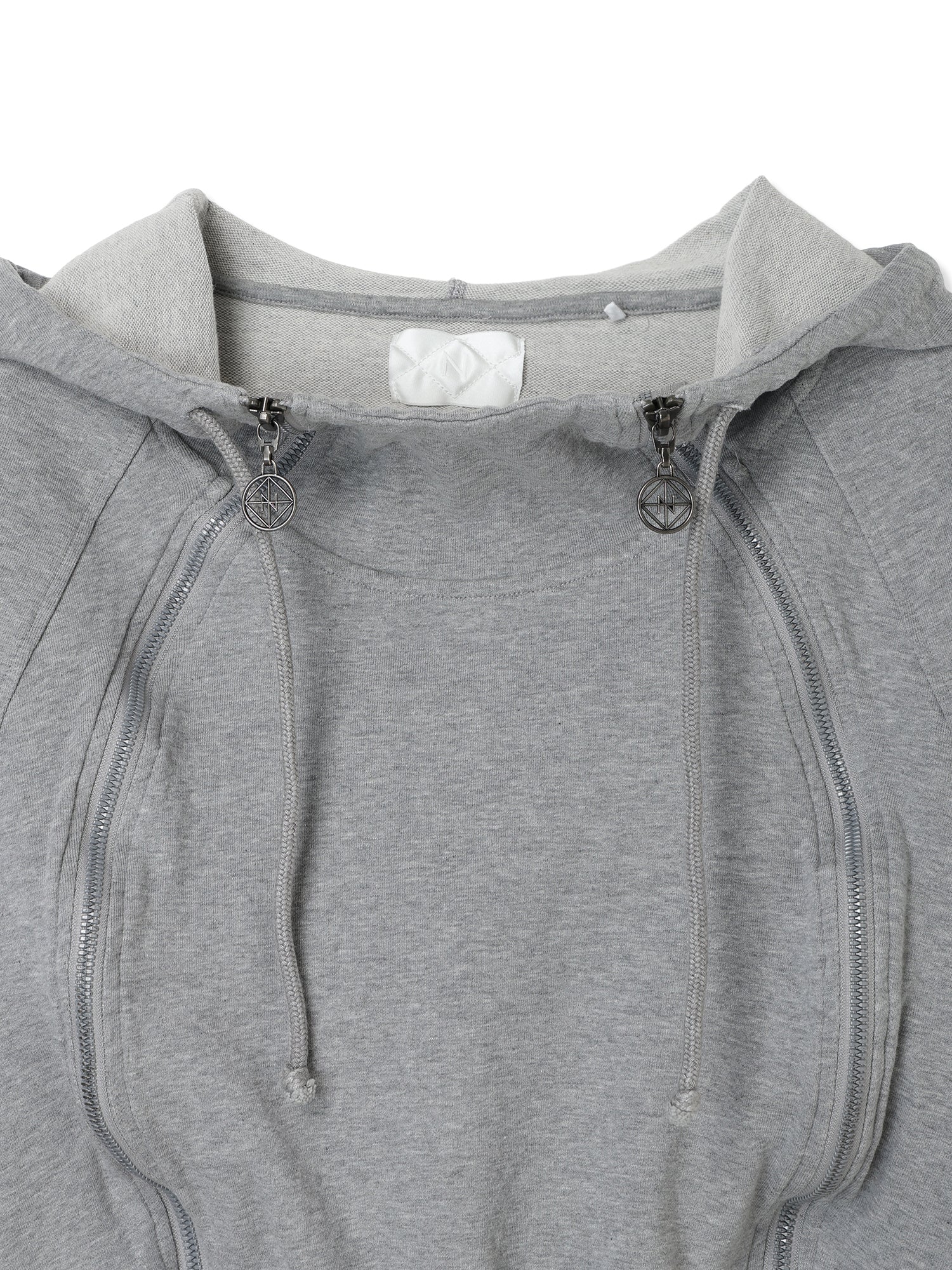 SHRINK FRENCH TERRY CROPPED HOODIE SWEAT SHIRT 2