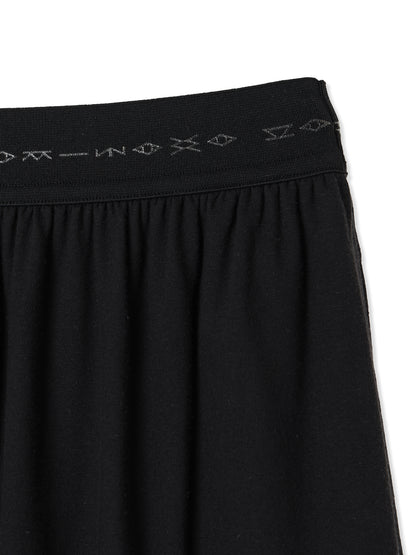 COTTON/LINEN PAPER-LIKE JERSEY SKIRT 3