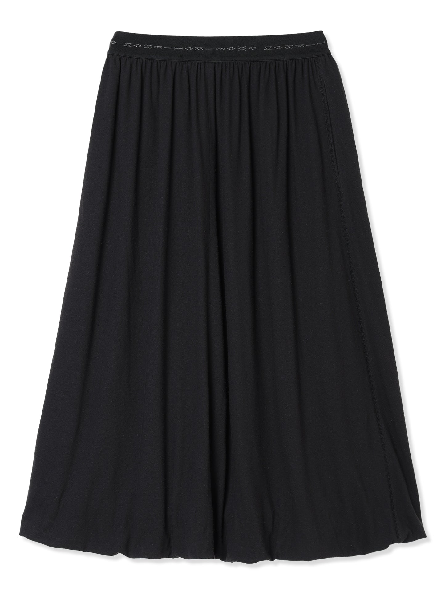 COTTON/LINEN PAPER-LIKE JERSEY SKIRT 1