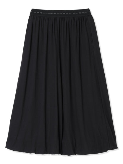 COTTON/LINEN PAPER-LIKE JERSEY SKIRT 1