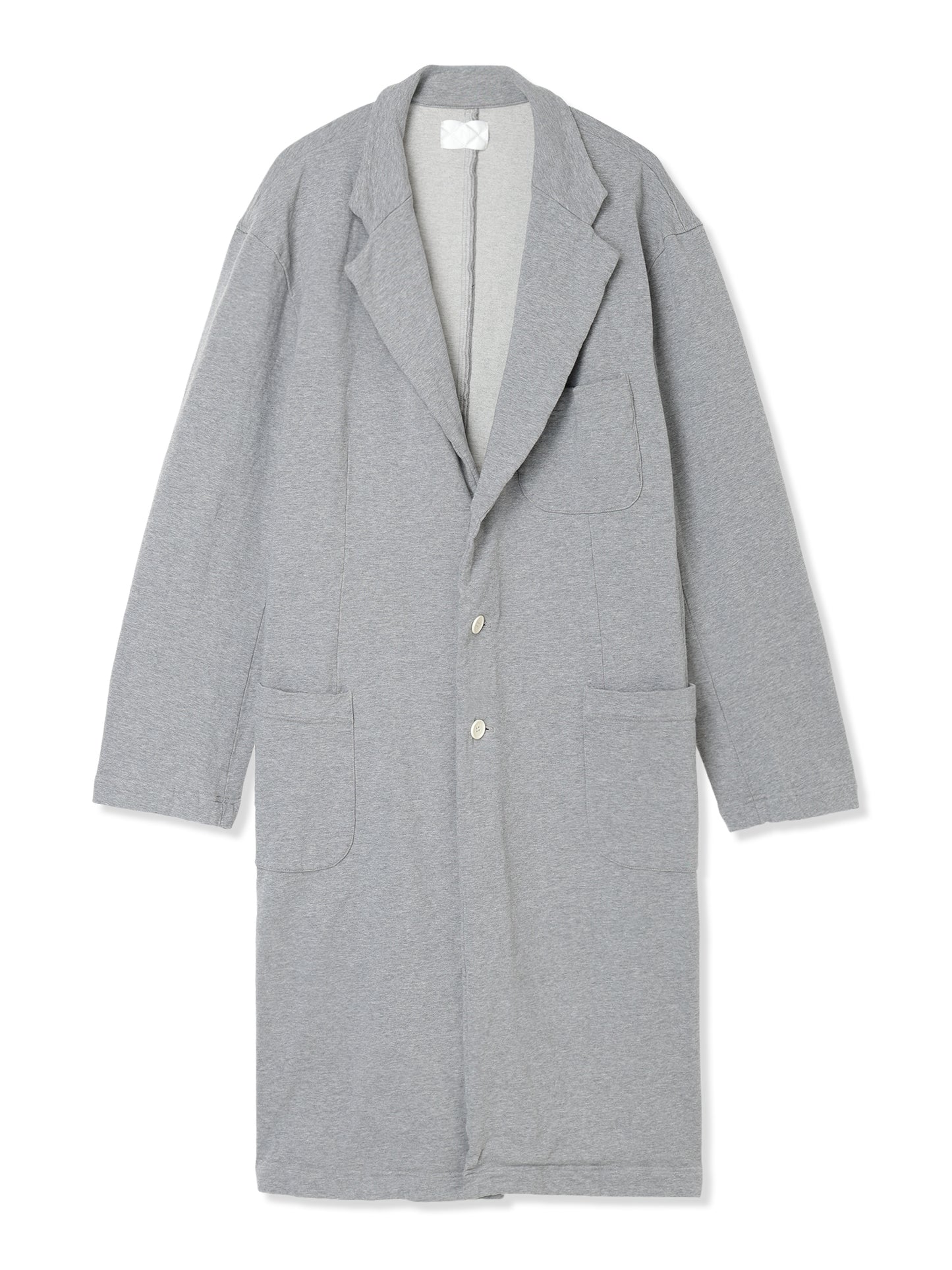 SHRINK FRENCH TERRY TAILORED COAT (13 GRAY)