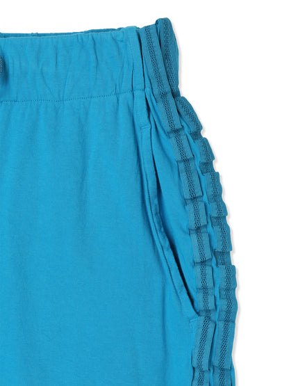 SHRINK JERSEY SIDE SLIT SKIRT 3
