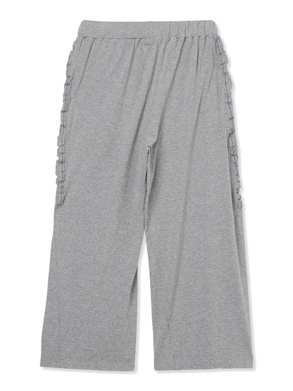 SHRINK JERSEY WIDE LEG PANTS 1
