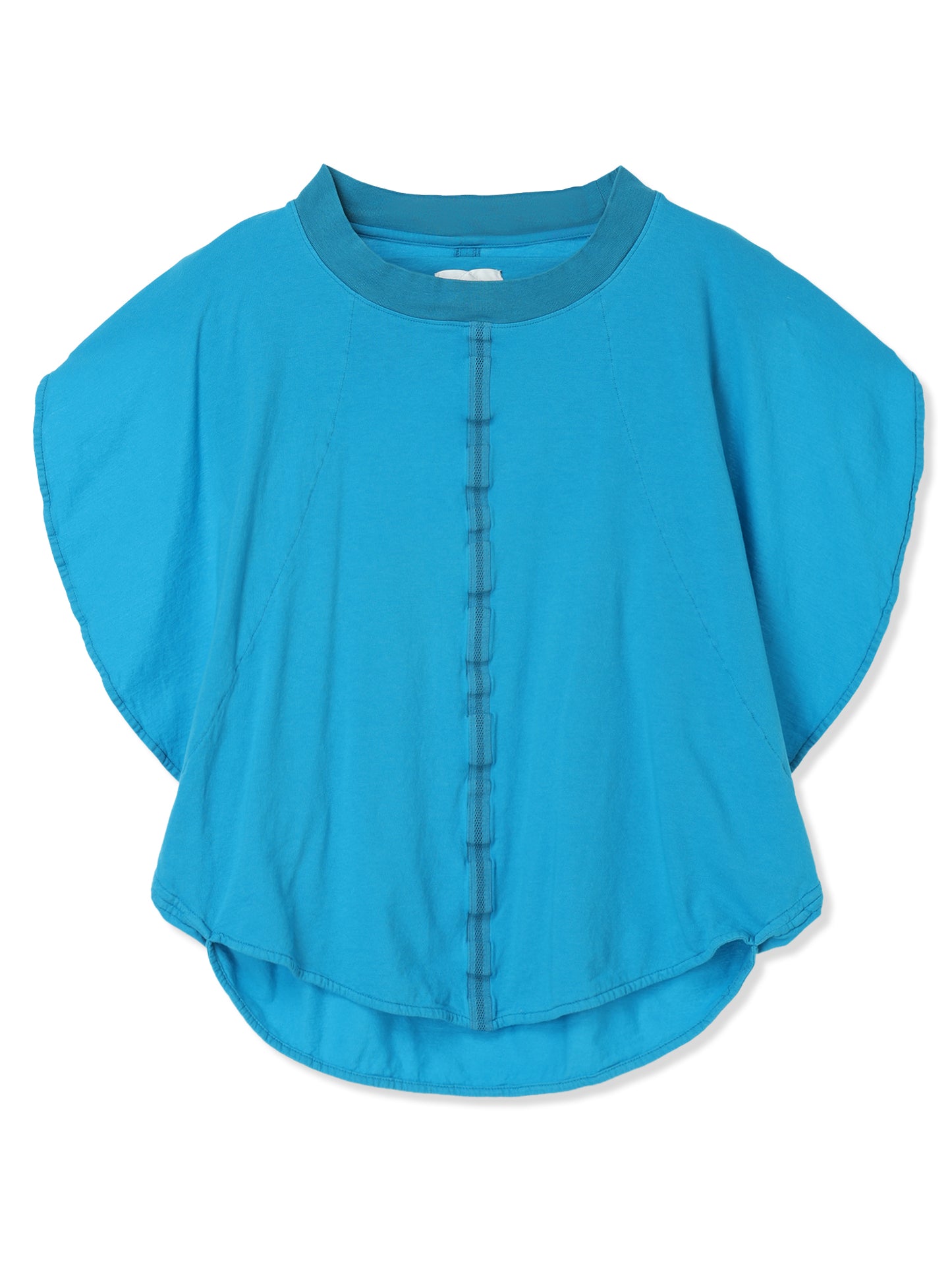 SHRINK JERSEY CIRCLE SILHOUETTE TOP (72 BLUE)
