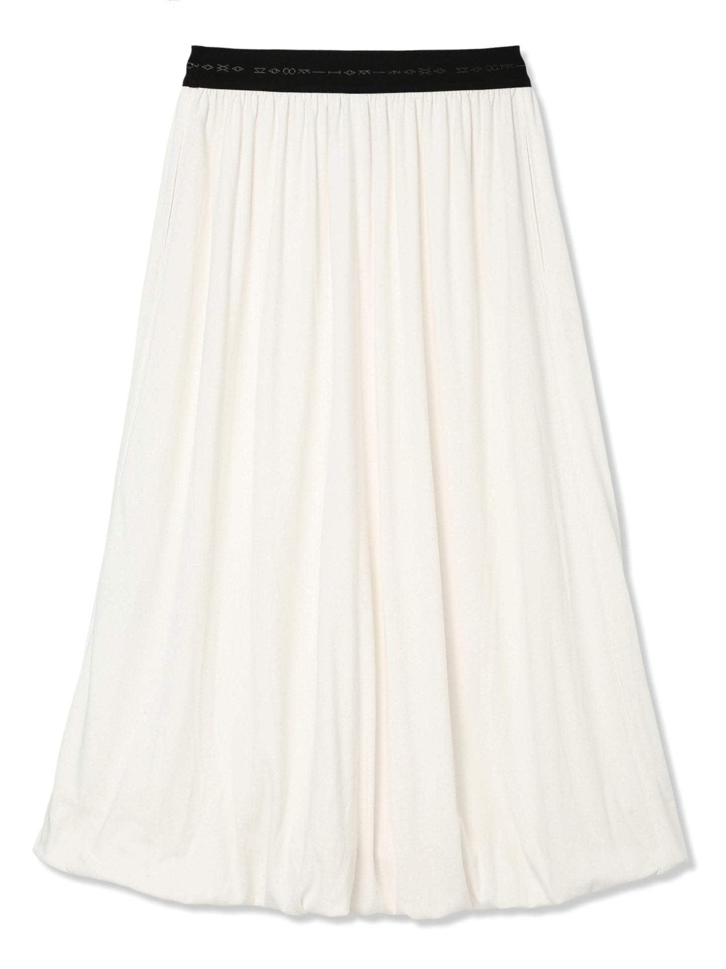 COTTON/LINEN PAPER-LIKE JERSEY SKIRT 7