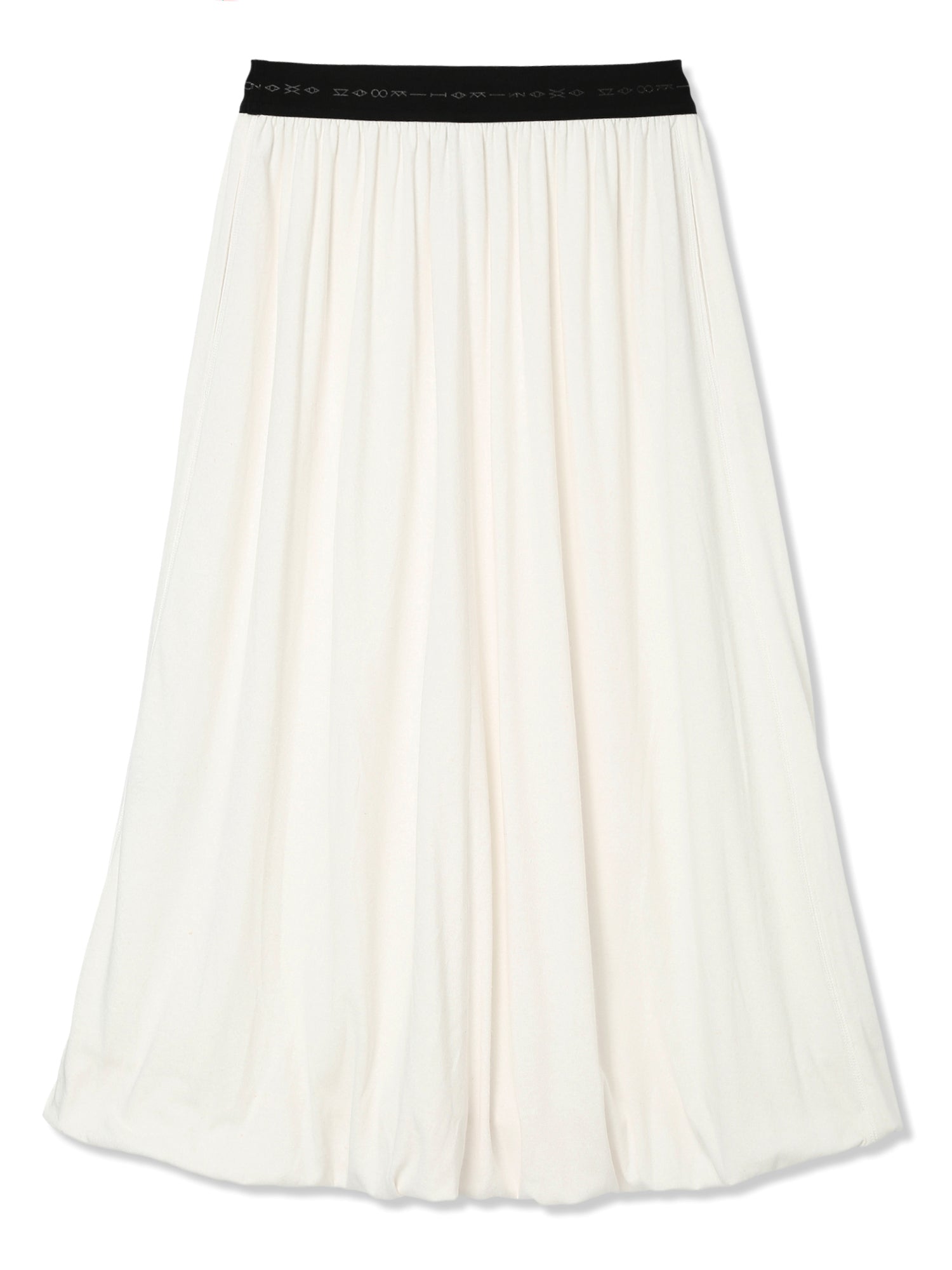 COTTON/LINEN PAPER-LIKE JERSEY SKIRT 7