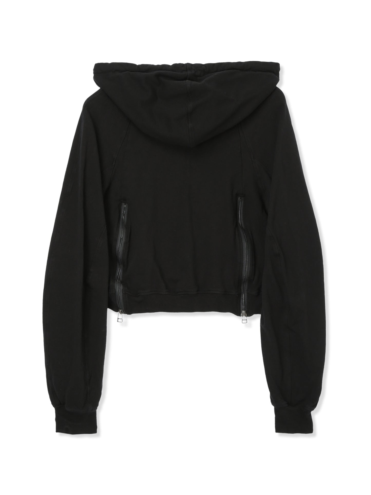 SHRINK FRENCH TERRY CROPPED HOODIE SWEAT SHIRT 11