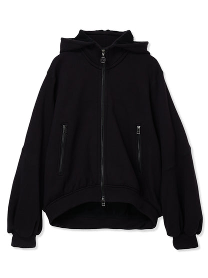 WOOL TERRY  HOODIE JACKET