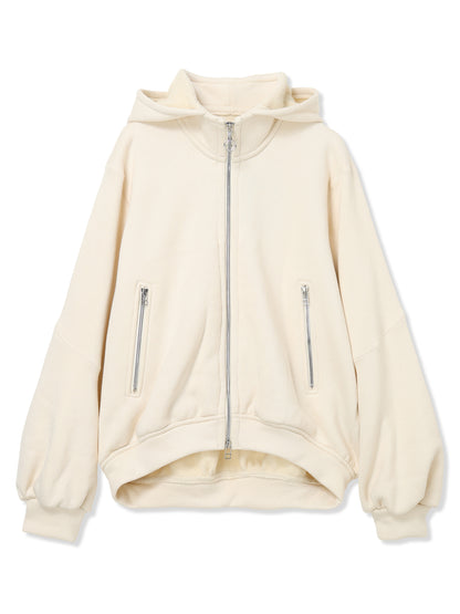 WOOL TERRY  HOODIE JACKET