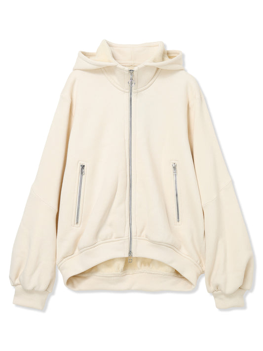 WOOL TERRY  HOODIE JACKET