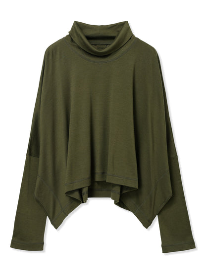 MERINO WOOL SMOOTH SQUARE CUT TOP