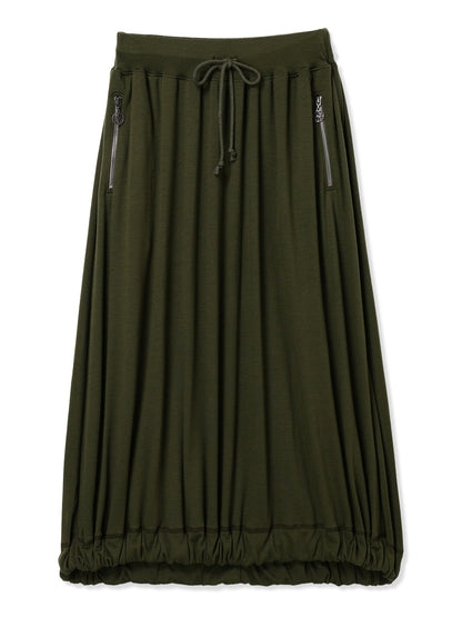 MERINO WOOL SMOOTH LONG SKIRT