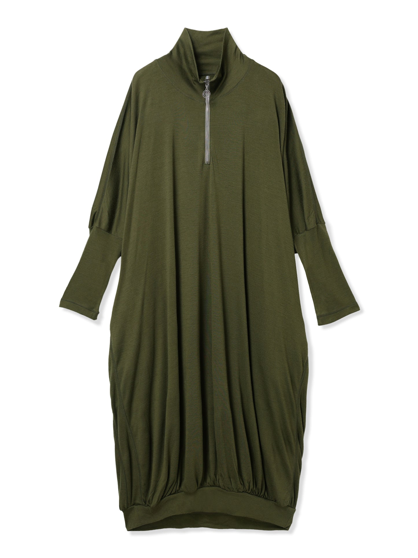 MERINO WOOL SMOOTH COCOON DRESS