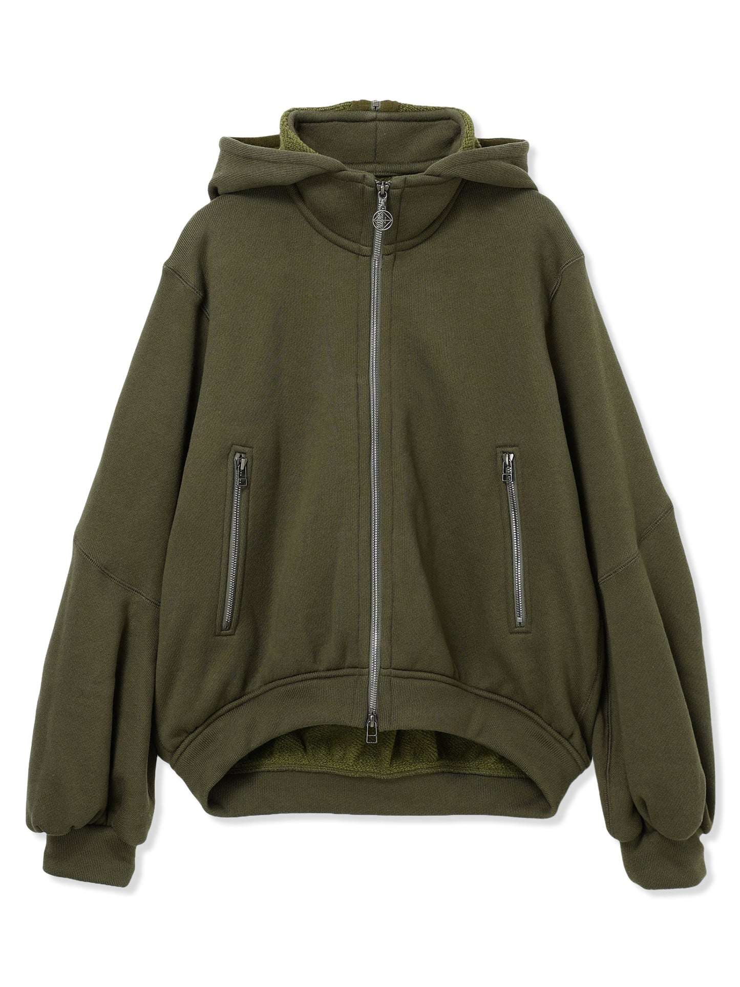 WOOL TERRY  HOODIE JACKET