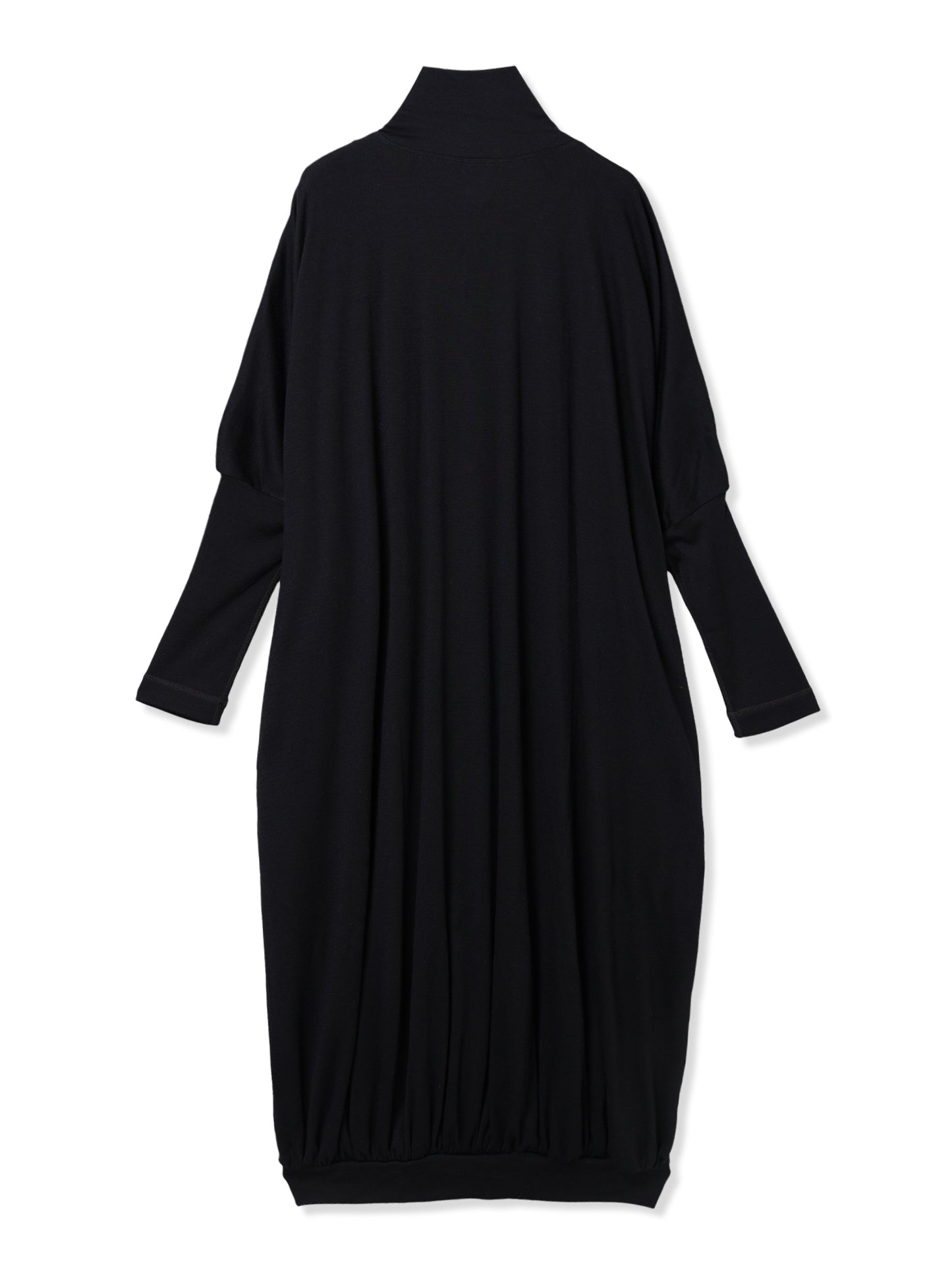 MERINO WOOL SMOOTH COCOON DRESS