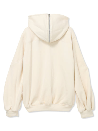 WOOL TERRY  HOODIE JACKET