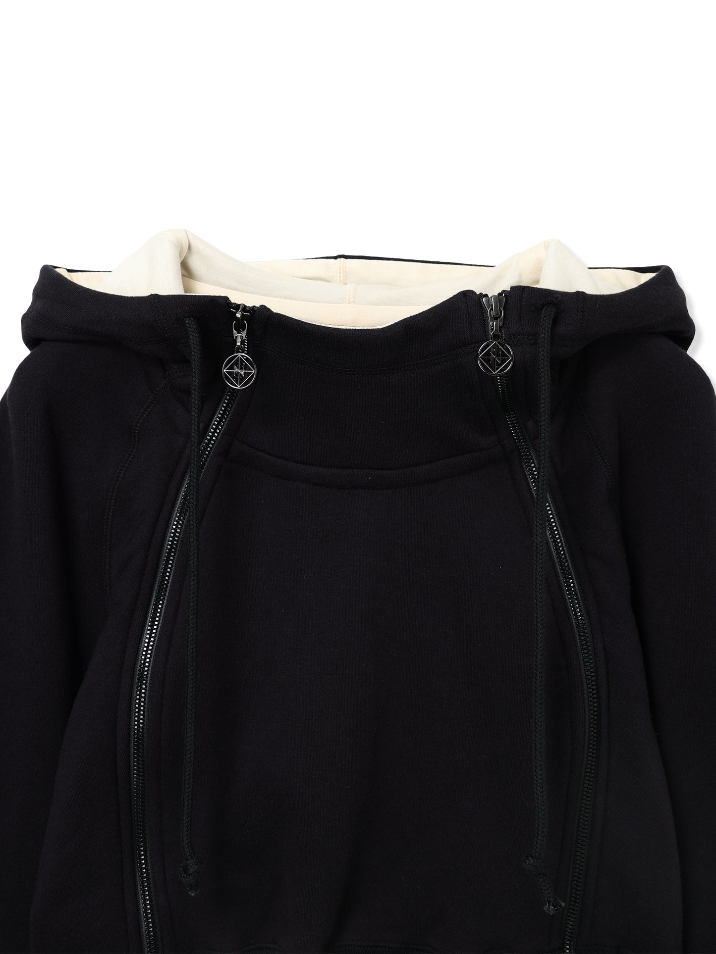 ROYAL TERRY 3D CROPPED HOODIE SWEAT SHIRT