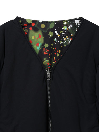 PAPER JERSEY ZIP UP JACKET