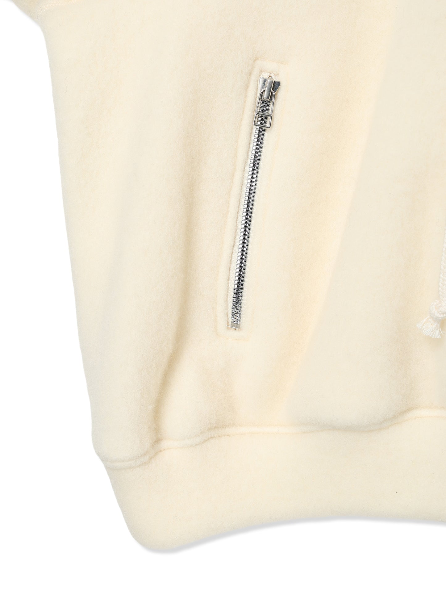 WOOL FLEECE HOODIE JACKET