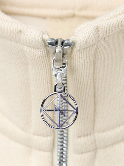 WOOL TERRY  HOODIE JACKET