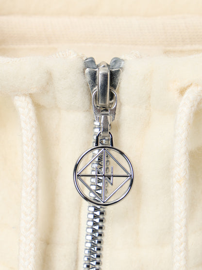 WOOL FLEECE HOODIE JACKET