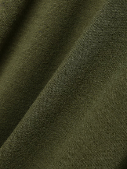 MERINO WOOL SMOOTH SQUARE CUT TOP