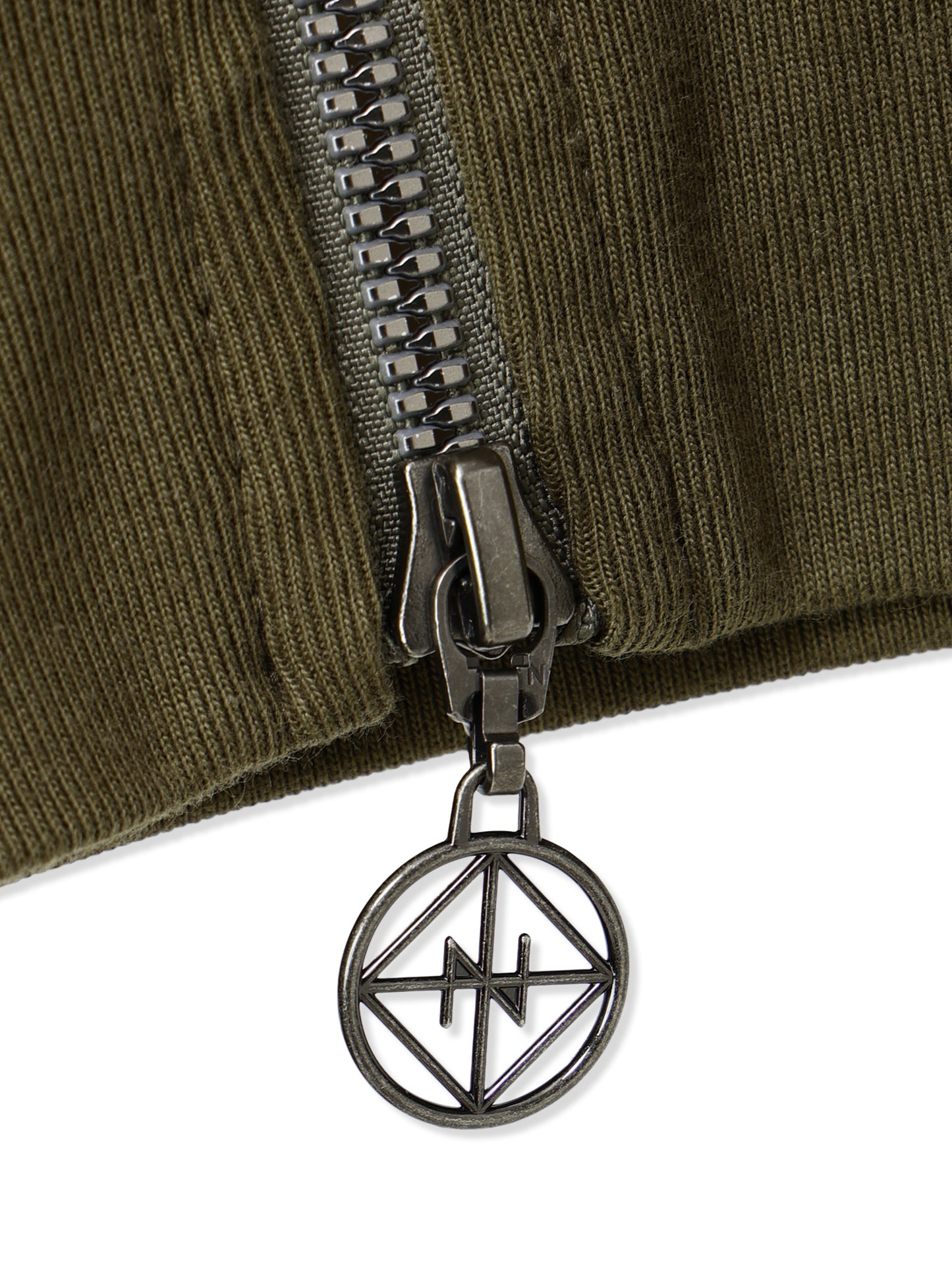 ROYAL TERRY 3D SIDE ZIP CREWNECK SWEAT SHIRT