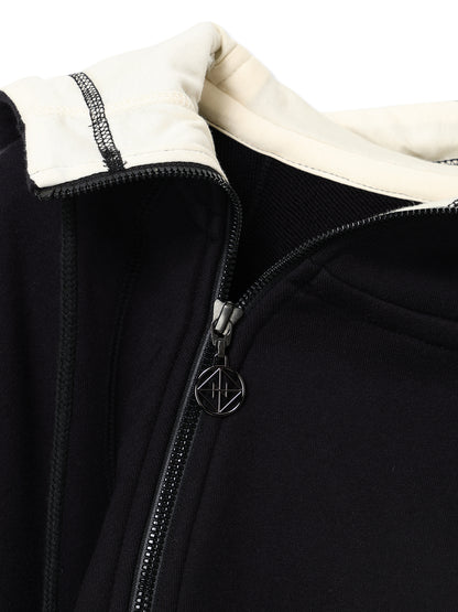 ROYAL TERRY 3D CROPPED HOODIE SWEAT SHIRT