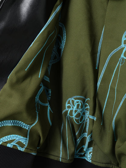 VEGAN LEATHER SHORT TRUCK JACKET