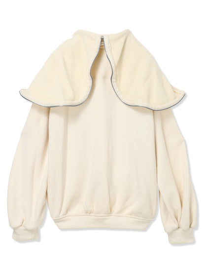 WOOL TERRY  HOODIE JACKET